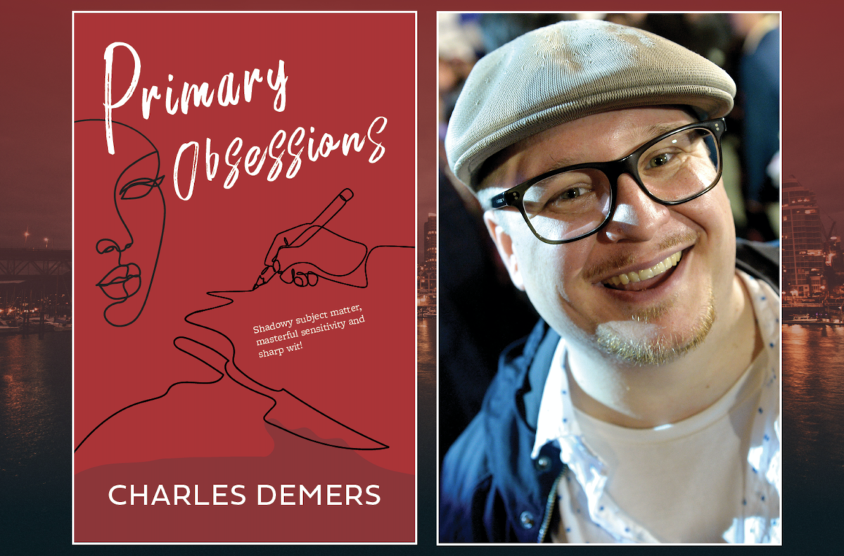 Cover of "Primary Obsessions" and photo of author Charles Demer.